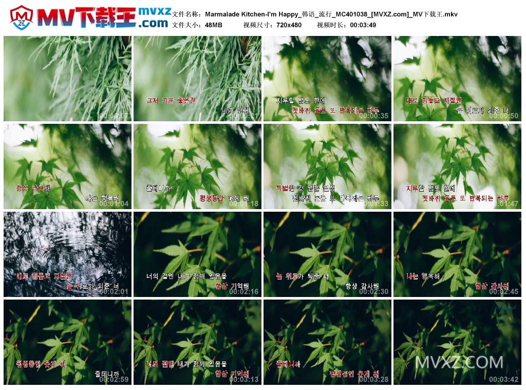 Marmalade Kitchen-I'm Happy_韩语_流行_MC401038
